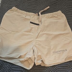 Fear of God Essentials Tan Shorts